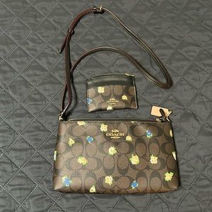 Coach Mini Crossbody and Two-Card wallet/coin Purse